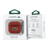 Lacoste Petit Pique Croc Logo Patch tok az AirPods 4-hez, piros - 1. kép