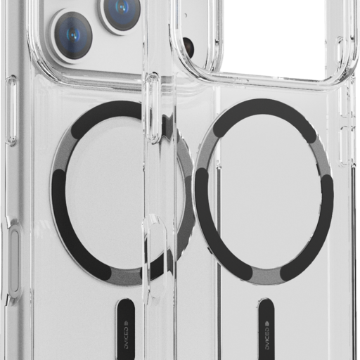  iPhone 17 Pro Fekete Dviced MagSafe átlátszó tok