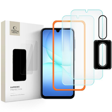 Tech-protect Supreme Könnyű Készlet 3-csomag Galaxy A17 4g / 5g Átlátszó üvegfólia