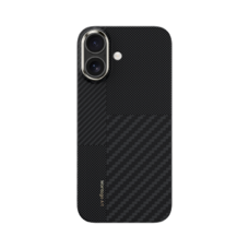  iPhone 17 fekete Benks Montage Magnetic Armor Air Kevlar tok fém keret 600D+1500D (MB67)