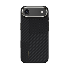  iPhone 17 Air fekete Benks Montage Magnetic Armor Pro Kevlar tok fémkeret 600D+1500D (MA68) (Kamera vezérlőgomb) tok