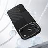  iPhone 17 Air fekete Benks Montage Magnetic Armor Pro Kevlar tok fémkeret 600D+1500D (MA68) (Kamera vezérlőgomb) tok - 3. kép