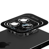  iPhone 15 Pro/15 Pro Max Benks edzett üveg DR zafír lencsevédő kamera számára fekete üvegfólia (3 darab lencse) - 1. kép