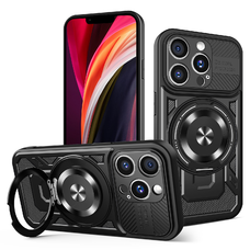 iPhone 14 Pro tok Defender Armor Mag tok fekete