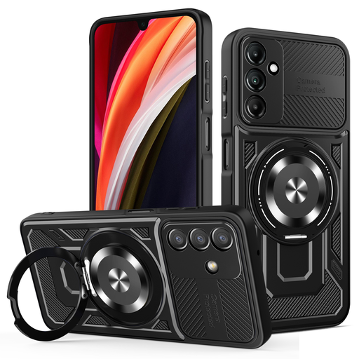 Samsung Galaxy A16 tok Defender Armor Mag fekete tok