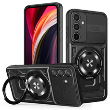 Samsung Galaxy A56 5G Defender Armor Mag tok fekete