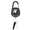 Apple AirTag 1 / 2 Tech-Protect Slidelock Karabiner Kulcstartó Fekete - 0. kép