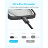 USB-C to USB-C Cable Anker Zolo, 240W, 1.8m, Black A8060H12  - 2. kép