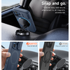 Samsung Galaxy Z Flip 7 tok – Suritch, 360 fokos forgatható rejtett kitámasztó, fekete - 3. kép
