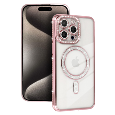  Samsung Galaxy A17 5G pink Bling Magsafe tok