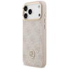  iPhone 17 Pro Max Pink Guess Original 4G Strass Logo & Big Strap Metal Buttons MagSafe tok - 0. kép