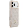  iPhone 17 Pro Max Pink Guess Original 4G Strass Logo & Big Strap Metal Buttons MagSafe tok - 2. kép