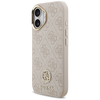  iPhone 17 rózsaszín GUESS 4G Strass Logo & Big Strap Metal Buttons MagSafe Original tok - 0. kép