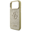  iPhone 17 Pro Max Guess Fixed Glitter Big 4G Metal Frame tok arany - 4. kép