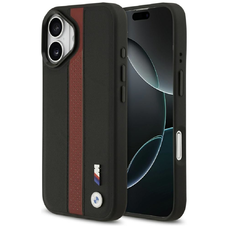 iPhone 17 BMW M Perforált Csíkmintás Logós MagSafe tok piros