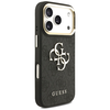 iPhone 17 Pro Guess 4G Big 4G Classic Logo Big Strap Metal Gombok fekete tok - 2. kép