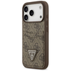 iPhone 17 Pro Guess 4G Double Card Triangle barna tok - 0. kép
