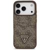 iPhone 17 Pro Guess 4G Double Card Triangle barna tok - 1. kép