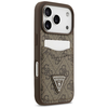 iPhone 17 Pro Guess 4G Double Card Triangle barna tok - 2. kép