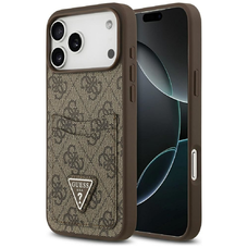 iPhone 17 Pro Max Guess 4G Dupla Kártyás Triangle barna tok