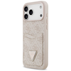 iPhone 17 Pro Max Guess 4G Double Card Triangle rózsaszín tok - 0. kép