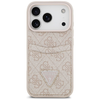 iPhone 17 Pro Guess 4G Double Card Triangle tok rózsaszín - 1. kép