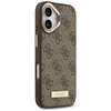 iPhone 17 Guess 4G Logo Plate MagSafe Barna tok - 0. kép