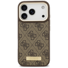 iPhone 17 Pro Guess 4G Logo Plate MagSafe barna tok - 1. kép