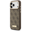 iPhone 17 Pro Max Guess 4G Logo Plate MagSafe tok Barna - 0. kép