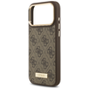 iPhone 17 Pro Max Guess 4G Logo Plate MagSafe tok Barna - 4. kép