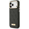 iPhone 17 Pro Max Guess 4G Logo Plate MagSafe fekete tok - 0. kép