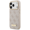 iPhone 17 Pro Guess 4G Logo Plate MagSafe tok Rózsaszín - 0. kép