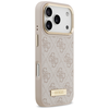 iPhone 17 Pro Guess 4G Logo Plate MagSafe tok Rózsaszín - 2. kép