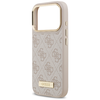 iPhone 17 Pro Guess 4G Logo Plate MagSafe tok Rózsaszín - 4. kép