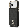 iPhone 17 Pro Max Guess 4G Srtass Logo & Big Strap Metal Buttons MagSafe fekete tok - 0. kép