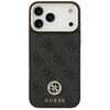iPhone 17 Pro Max Guess 4G Srtass Logo & Big Strap Metal Buttons MagSafe fekete tok - 1. kép