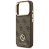 iPhone 17 Pro Guess 4G Strass Logo & Nagy Pánt Fém Gombok MagSafe Barna tok - 4. kép