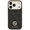 iPhone 17 Pro Guess 4G Strass Logo & Big Strap Metal Buttons MagSafe tok Fekete - 1. kép