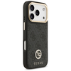 iPhone 17 Pro Guess 4G Strass Logo & Big Strap Metal Buttons MagSafe tok Fekete - 2. kép