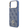 iPhone 17 Pro Max Guess 4G Strass Logo & Big Strap Metal Buttons MagSafe kék tok - 4. kép