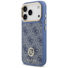 iPhone 17 Pro Guess 4G Strass Logo & Big Strap Metal Buttons MagSafe tok Kék - 0. kép
