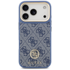 iPhone 17 Pro Guess 4G Strass Logo & Big Strap Metal Buttons MagSafe tok Kék - 1. kép