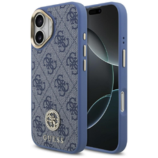 iPhone 17 Guess 4G Strass Logo MagSafe tok kék
