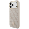 iPhone 17 Pro Max Guess 4G háromszög logó és nagy szíj fém gombok MagSafe rózsaszín tok - 0. kép