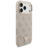 iPhone 17 Pro Max Guess 4G háromszög logó és nagy szíj fém gombok MagSafe rózsaszín tok - 2. kép