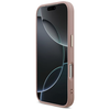 iPhone 17 Pro Guess fixen csillámos nagy 4G fémkeretes tok rózsaszín tok - 3. kép