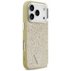 iPhone 17 Pro Guess Glitter Triangle Logo MagSafe tok arany - 2. kép