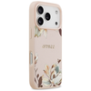 iPhone 17 Pro Max Guess Grained Flowers Classic Logo MagSafe rózsaszín tok - 2. kép