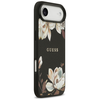 iPhone Air Guess Grained Flowers Classic Logo MagSafe tok fekete - 2. kép