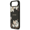 iPhone Air Guess Grained Flowers Classic Logo MagSafe tok fekete - 4. kép